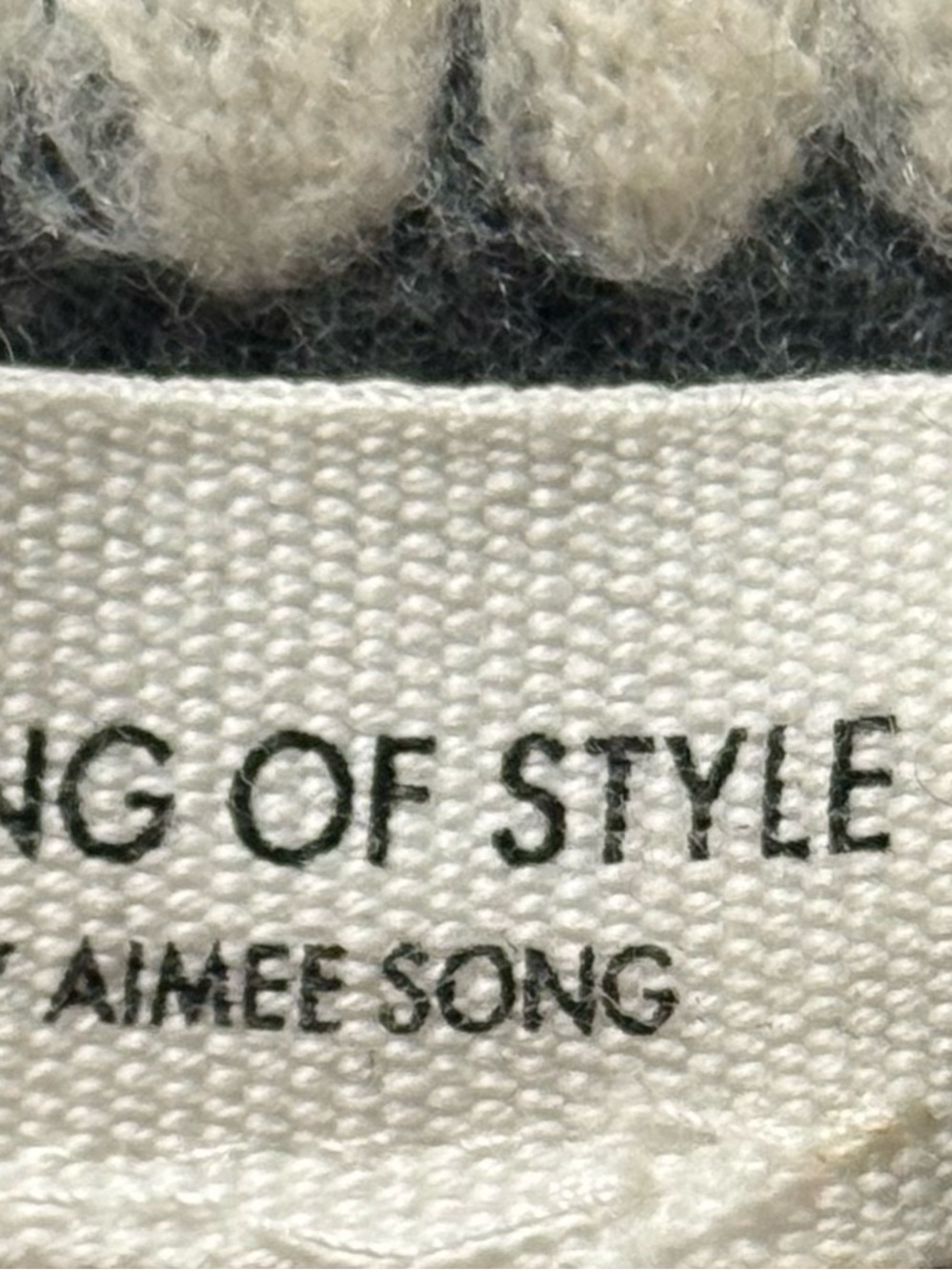 Song of Style Charcoal Scallop Trim Gold Button Sweater Vest M - Picture 4 of 5